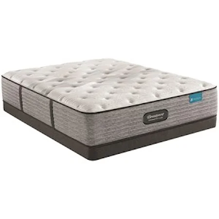 Queen 13 3/4" Plush Pocketed Coil Mattress and 5" Low Profile Foundation